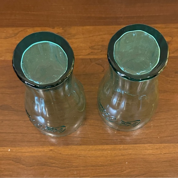 🌟HP🌟VTG Set of 2 Aqua Blue Coca-Cola Fountain Glasses - Picture 6 of 6
